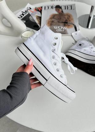 Converse hight x chuck taylor platform white