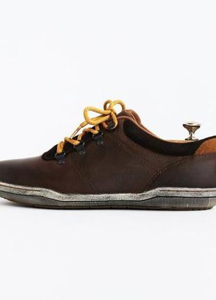 Кросівки прошиті шкіряні clarks розмір 41.5