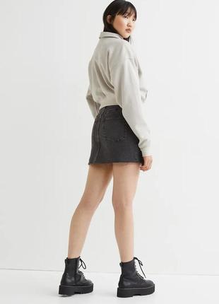 ❤️1+1=3❤️ h&m 90's джинсовая юбка мини4 фото