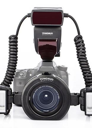 Макро вспышка yongnuo yn24ex e-ttl ii для canon