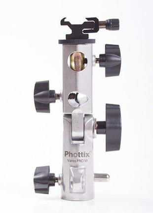 Держатель вспышек и зонта phottix varos pro m