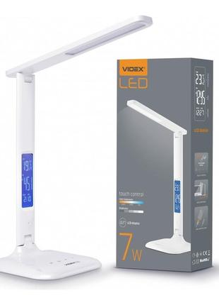 Led лампа настольная videx  tf05w 7w 3000-5500k