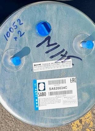 Пневморессора со стаканом (сталь) sabo sa520034c (bpw 30k 2 шпильки-воздух, 940mbk) 0542940931, 0542941231