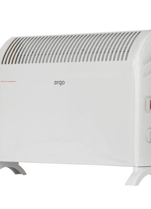 Конвектор электрический обогреватель ergo hc 202020 режимы 1000/2000 вт термостат защита от перегрева напольны