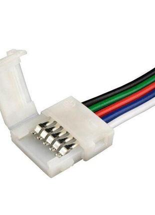 Коннектор для светодиодных лент oem sc-21-sw-12-5 10mm rgbw joint wire (провод-зажим)