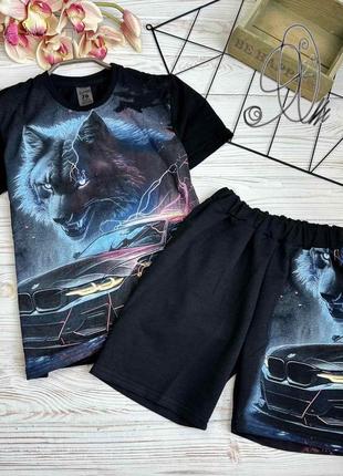 Костюм на хлопчика"вовк-яркий"