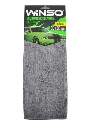 Ганчірка з мікрофібри winso, 30x30см, сіра