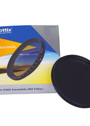 Фильтр нейтрально серый phottix vnd variable 62 mm