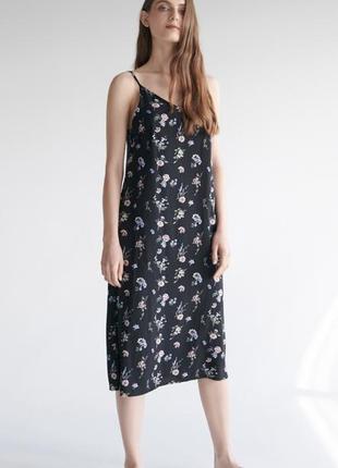 Стильное женское летнее платье длины миди в 2-х цветах