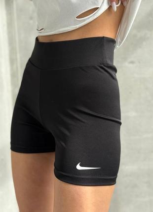 Ідеальні короткі жіночі спортивні шорти для спекотного літа чорні найк nike xs s m l xl наложка післяплата