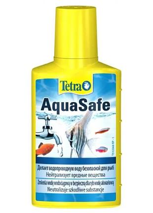 Кондиционер для подготовки воды tetra aquasafe, 100 мл