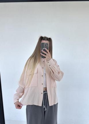 Льняная рубашка, 70% лён