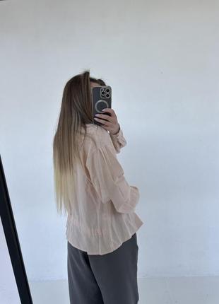 Льняная рубашка, 70% лён10 фото