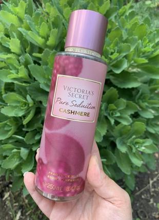 Мист, парфюмированный спрей для тела victoria secret оригинал мистик, mist pure seduction cashmere