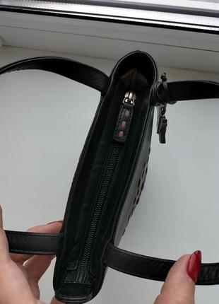 Кожаная фирменная английская сумочка мини шоппер radley! оригинал!4 фото