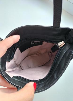 Кожаная фирменная английская сумочка мини шоппер radley! оригинал!6 фото