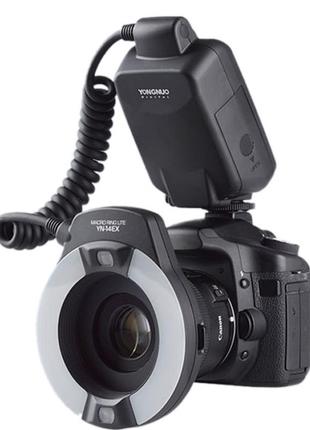 Кольцевая вспышка yongnuo yn-14ex для canon