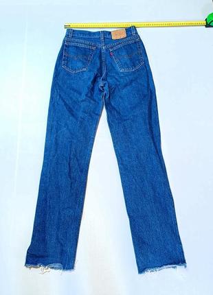 Джинси vintage  вінтажні талія 68 см levis  701  student fit 501 button fly 701-0115  w28 l34 made in u.s.a