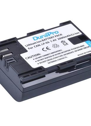 Аккумулятор durapro lp-e6 для canon 2