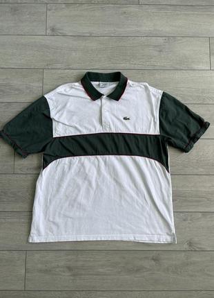 Lacoste sport vintage polo t-shirt l л поло футболка тенниска оригинал