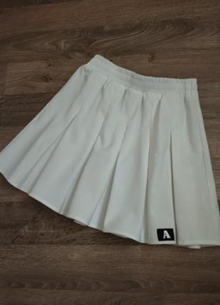 Белая теннисная юбка asos