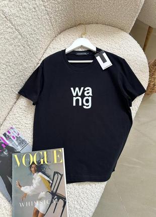 Женская брендовая футболка в стиле wang