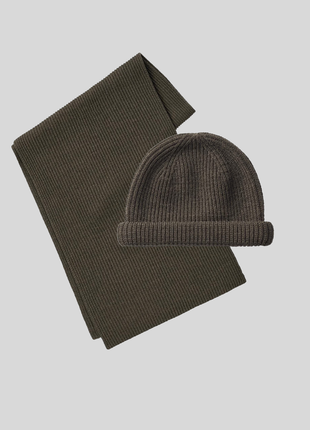 Комплект шапка шарф uniqlo (462675)