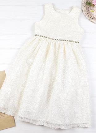 Очаровательное нарядное платье от couture princess на 10 лет, 140 см.
