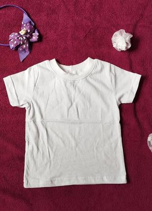 Біла футболка розміри 104-158