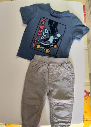 Комплект брюки george футболка primark