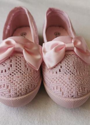 Детские мокасины для девочки.