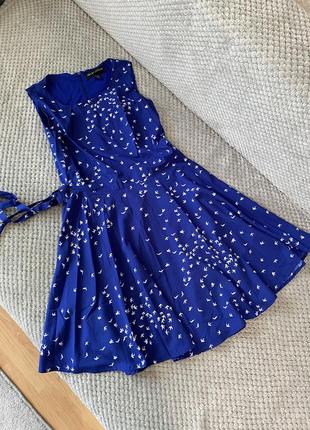 Синее платье размер 38