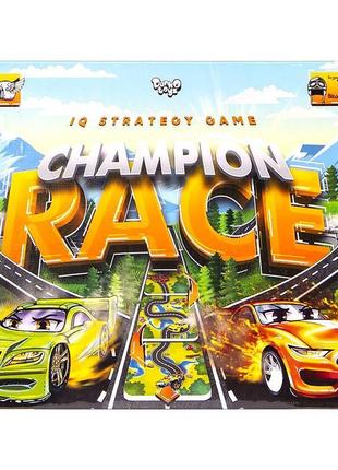 Настільна гра champion race danko toys g-cr-01-01, гонки машинки, лабіринт, дитяча розважальна гра