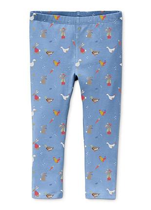 Яркие качественные детские хлопковые лосины, леггинсы от tcm tchibo (чебо), нижняя, 110-116 см