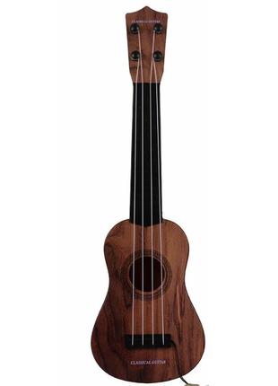 Детская музыкальная игрушка гитара со струнами в чехле (8053a)