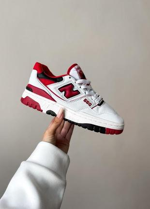 New balance 550 aime leon dore white navy red