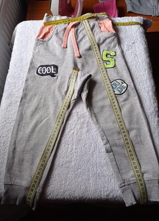 Брюки для девочки на 2;3;4; рючки