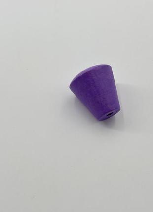 Ручка "циліндр" фіолетова 3.5 см2 фото