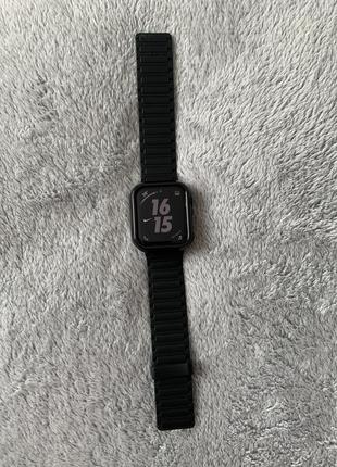 Ремешок браслет магнитный силиконовый для apple watch