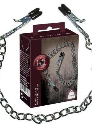 Затискачі на соски з ланцюгом "nipple chain with clamps" від orion