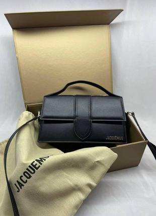 Черная сумка jacquemus bambino