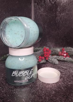 Сахарный скраб с маслом ши и перлитом hollyskin bubble gum 350г