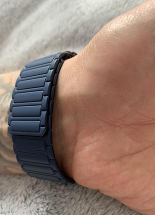 Ремешок браслет магнитный силиконовых для apple watch