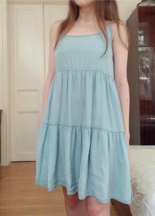 Сарафан свободного кроя платье