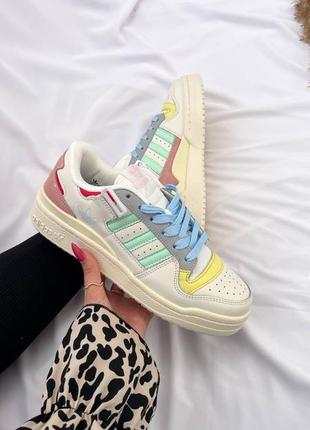 Кроссовки adidas forum low multicolor