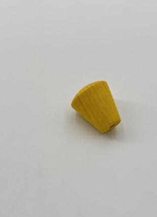 Ручка "циліндр" жовта 3.5 см