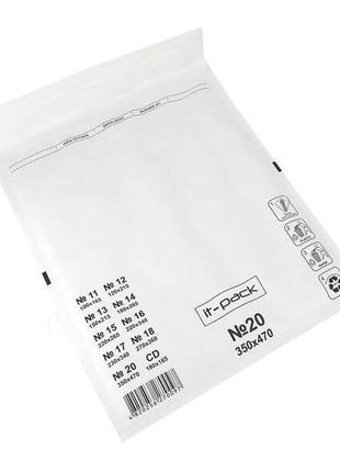 Конверт бандерольний №20 350х470 білий packpro
