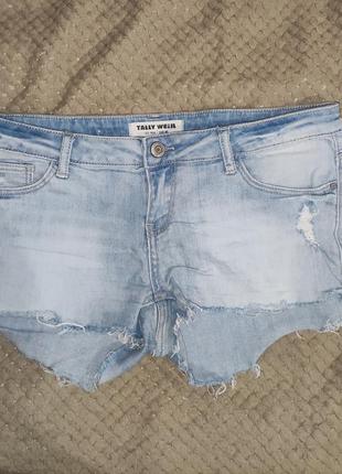 Шорты джинсовые короткие tally weijl