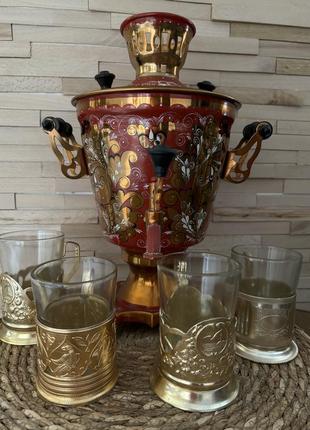 Самовар класичний з розписом