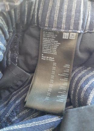 Фирменые шорты из смеси льна и хлопка. uniqlo4 фото